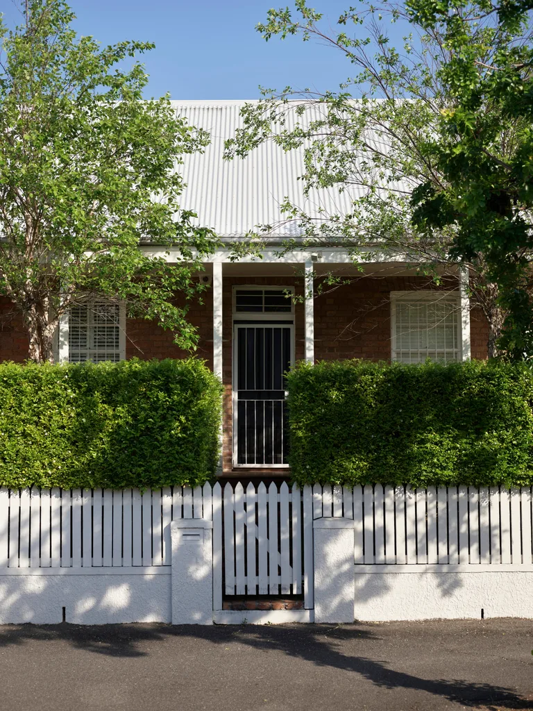 The front facade of a historic cottage in inner Brisbane.