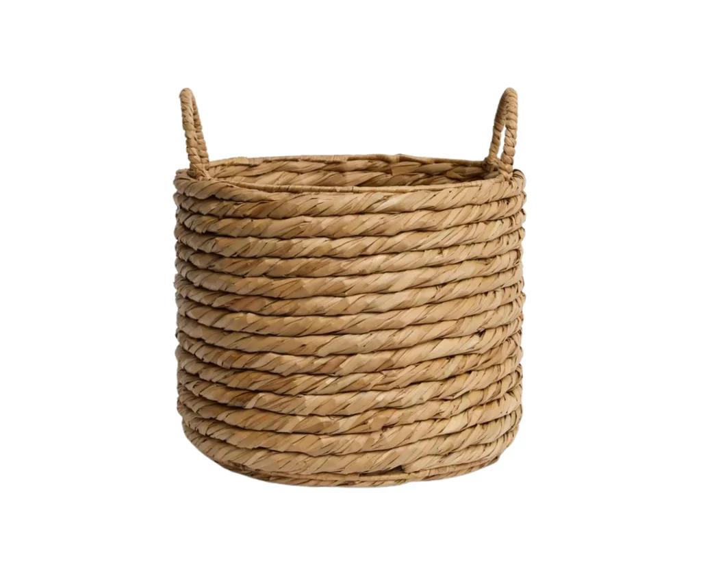 A wicker basket