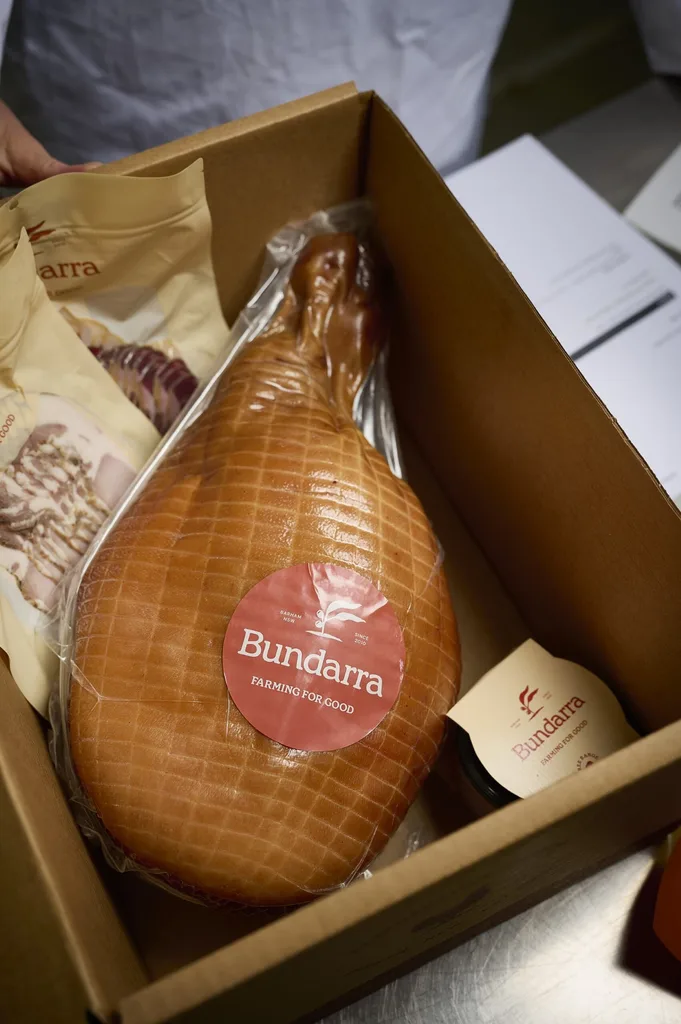 A leg of ham from Bundarra Farm