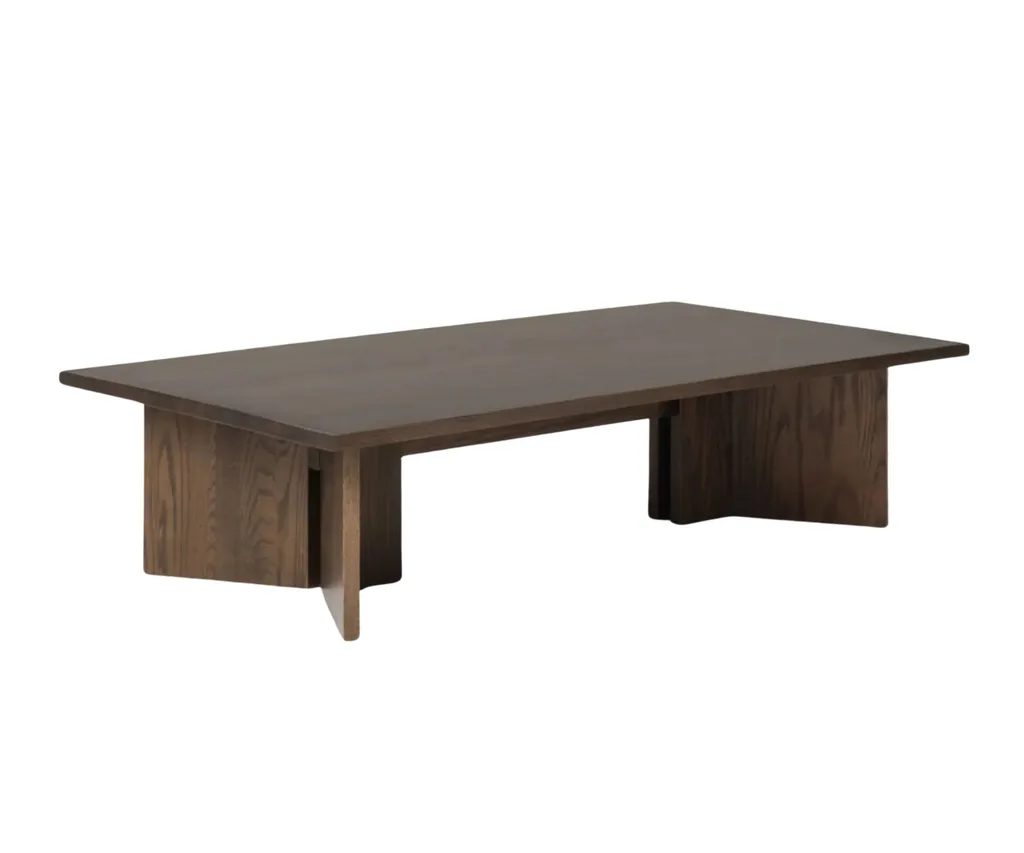 dark oak coffee table from rj living