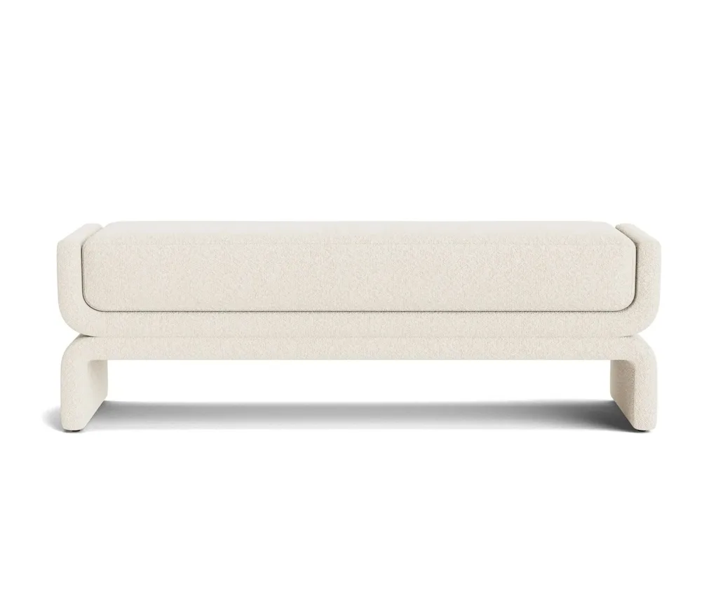 shift bench in off white by rj living