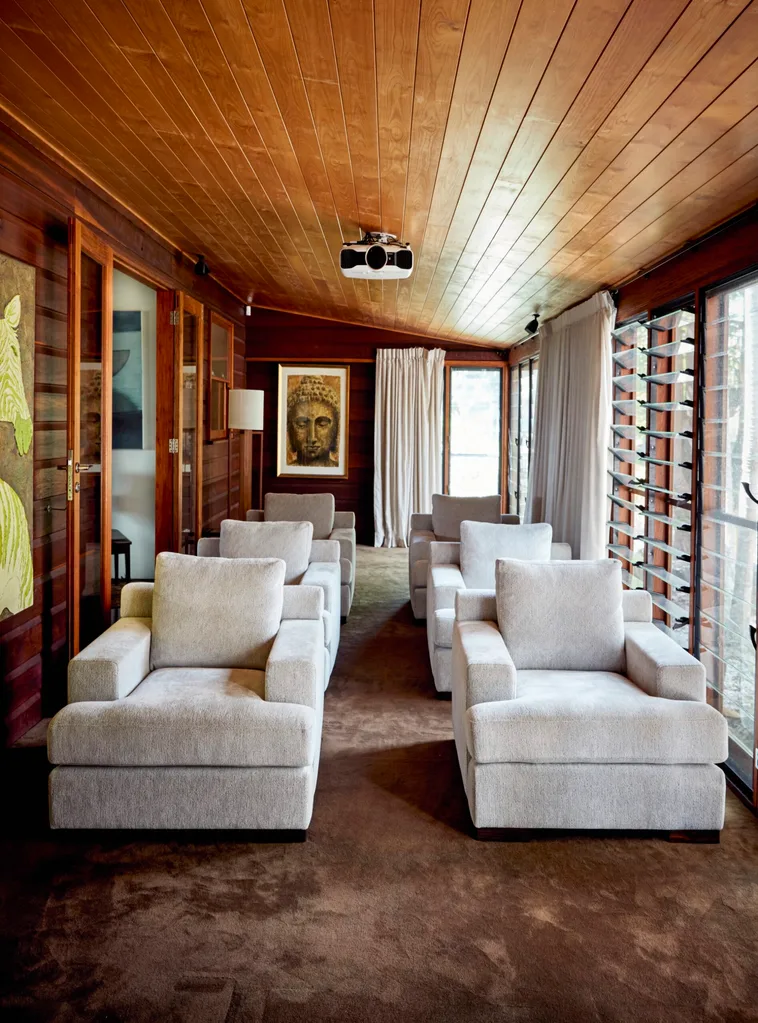 Armchairs in Mark Bouris home, Belle Helena