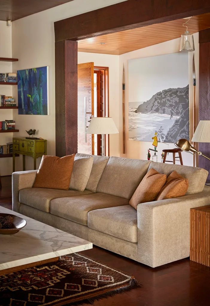 Couch in Mark Bouris home, Belle Helena