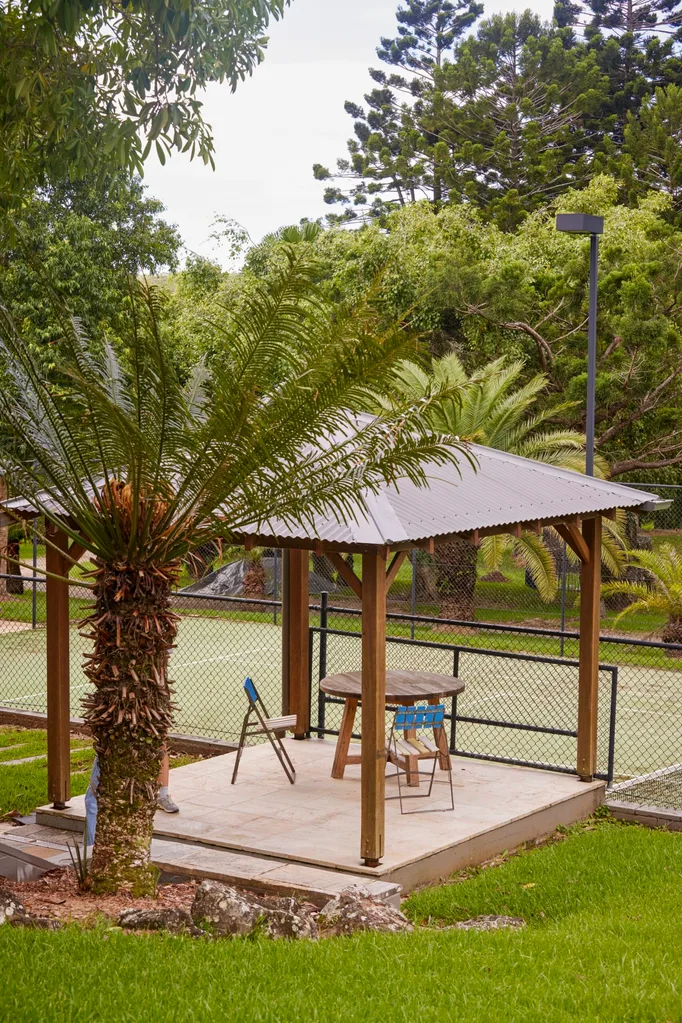 Tennis court in Mark Bouris home, Belle Helena