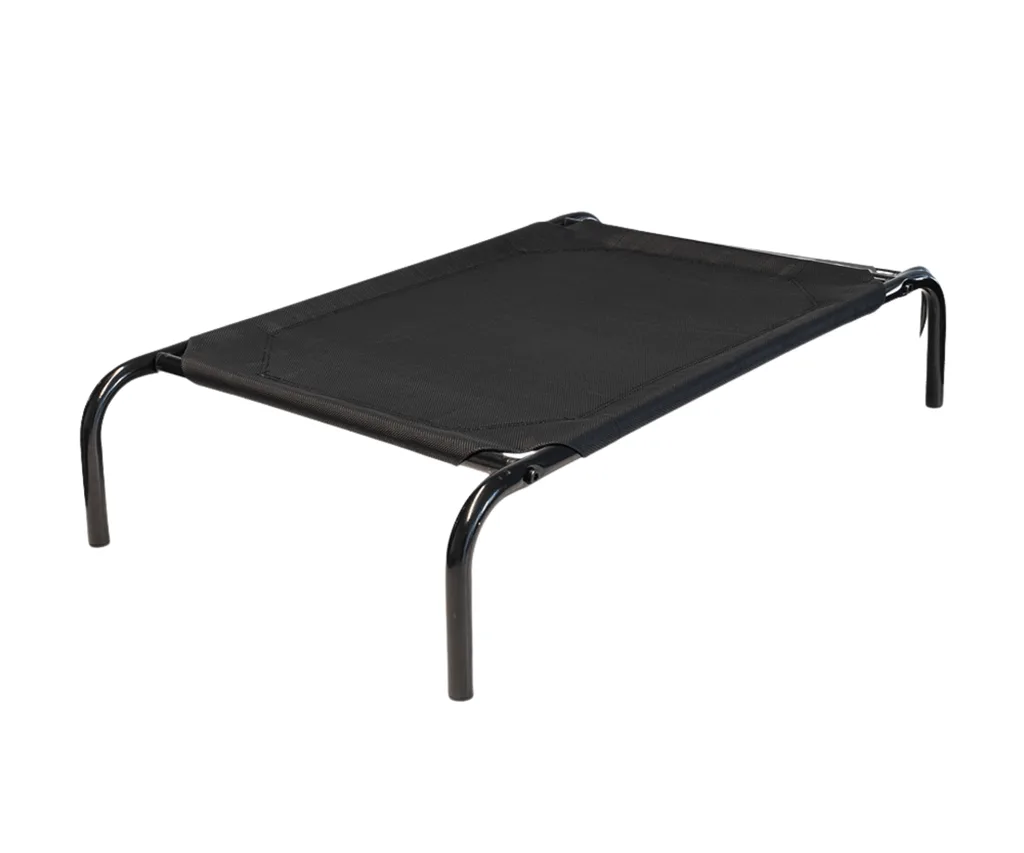 dog-beds-australia-black-dog-cot-bed