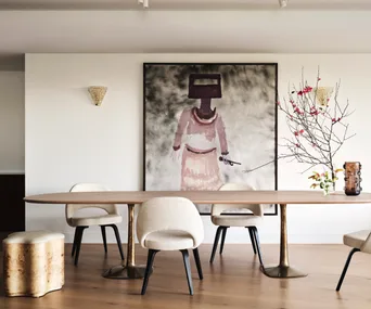A romantic reimagining of a Milsons Point penthouse by Smac Studio