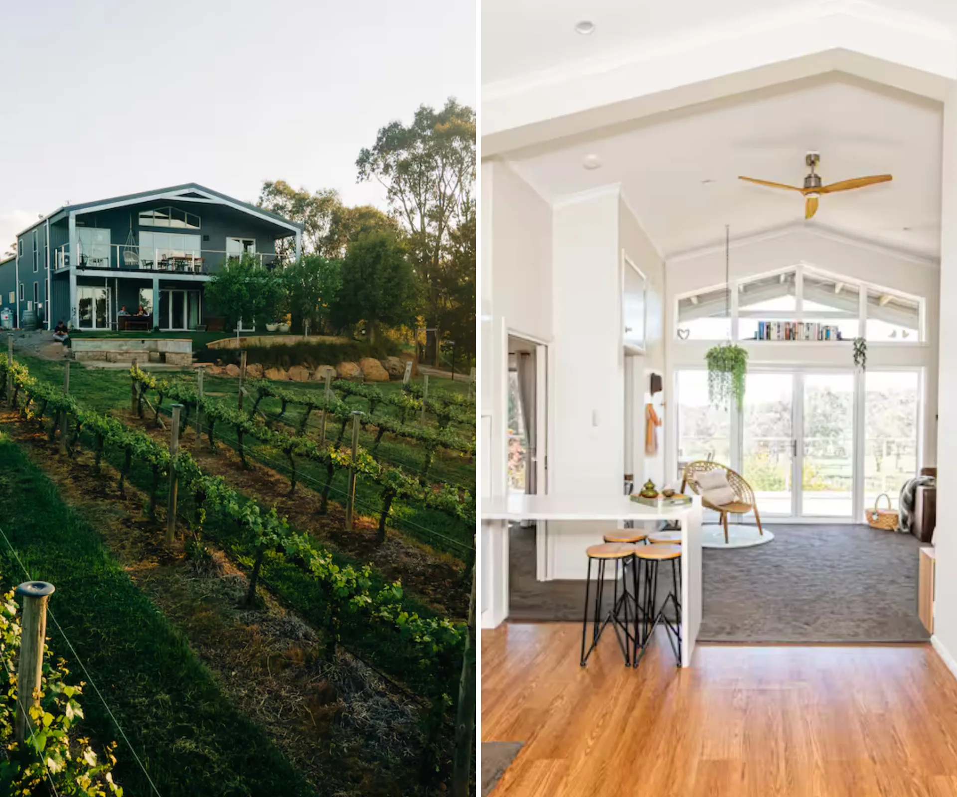 Mortimer's Wines Loft airbnb in orange