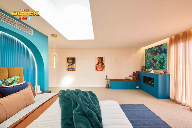 Han and Can's main bedroom on The Block