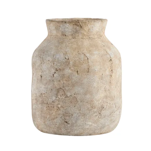 A textured vase