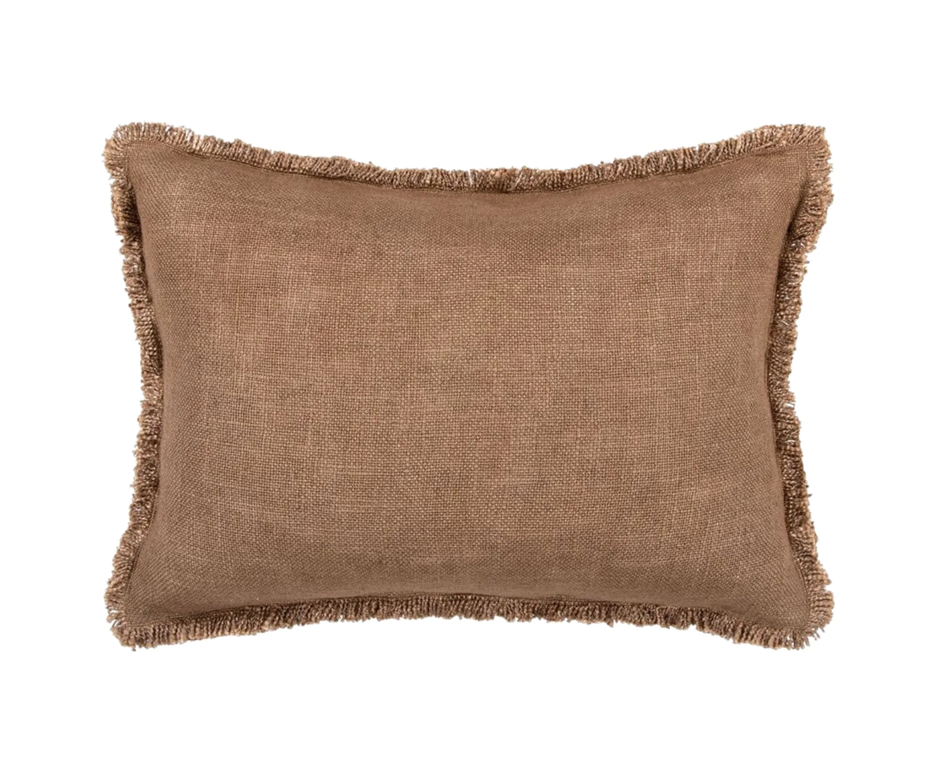 Fringed cushion