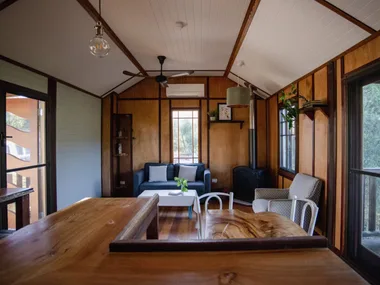 Golden Wattle Eco Luxury Cottage farm stay in Queensland via airbnb