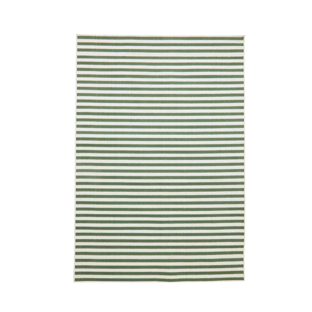 Green outdoor rug