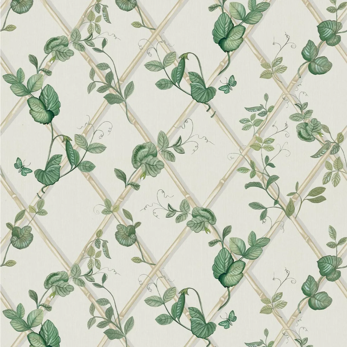 Petite Ivy Decorative Textile Wallpaper
