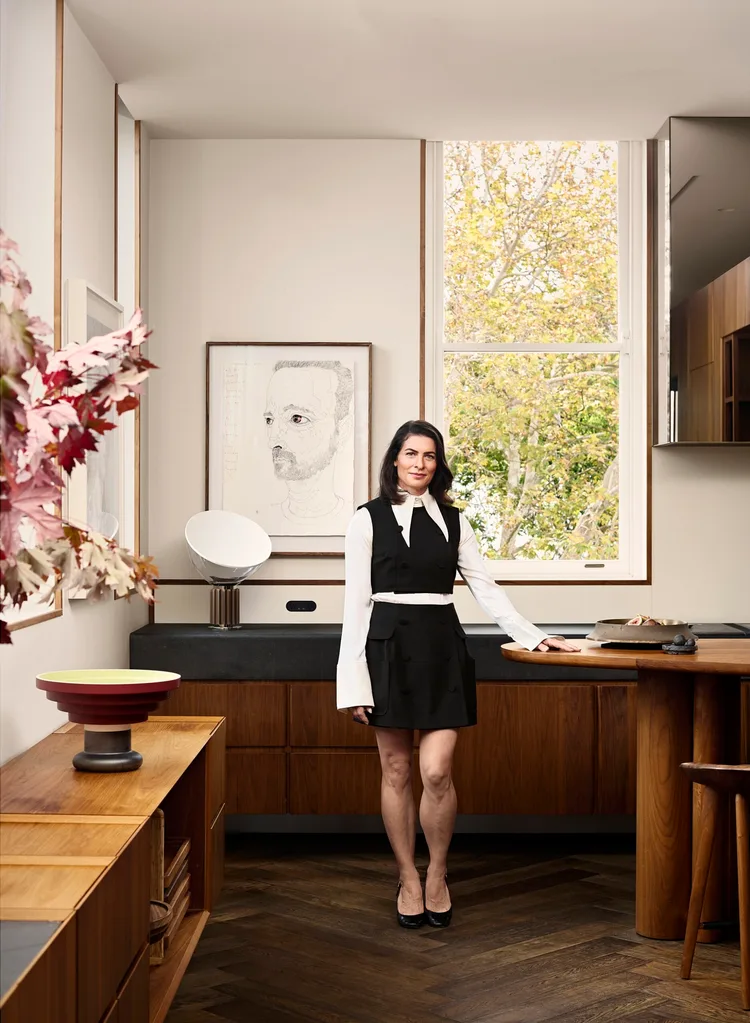 Naomi Tosic in her contemporary Sydney home
