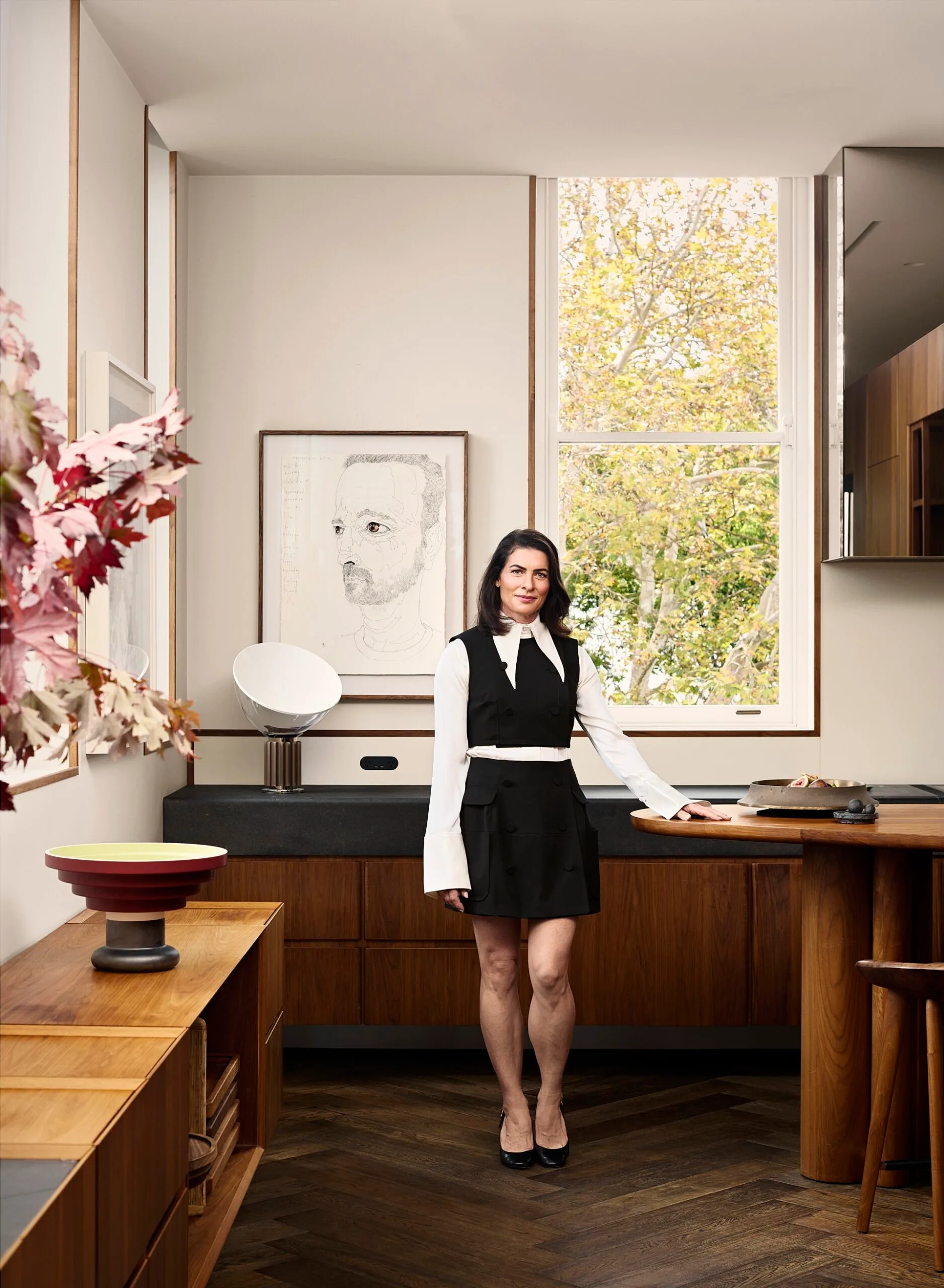 Naomi Tosic in her contemporary Sydney home