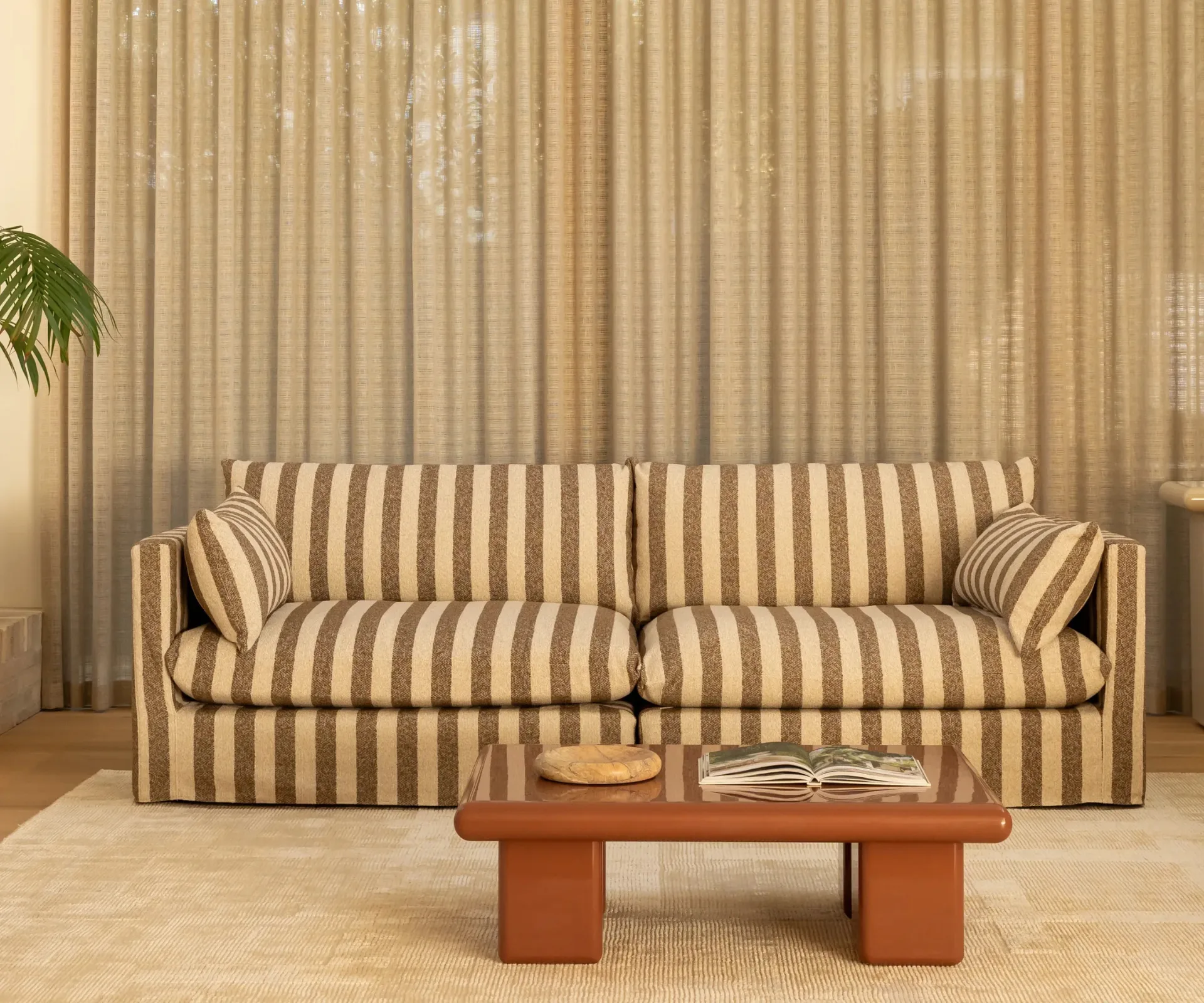 A striped sofa from RJ Living