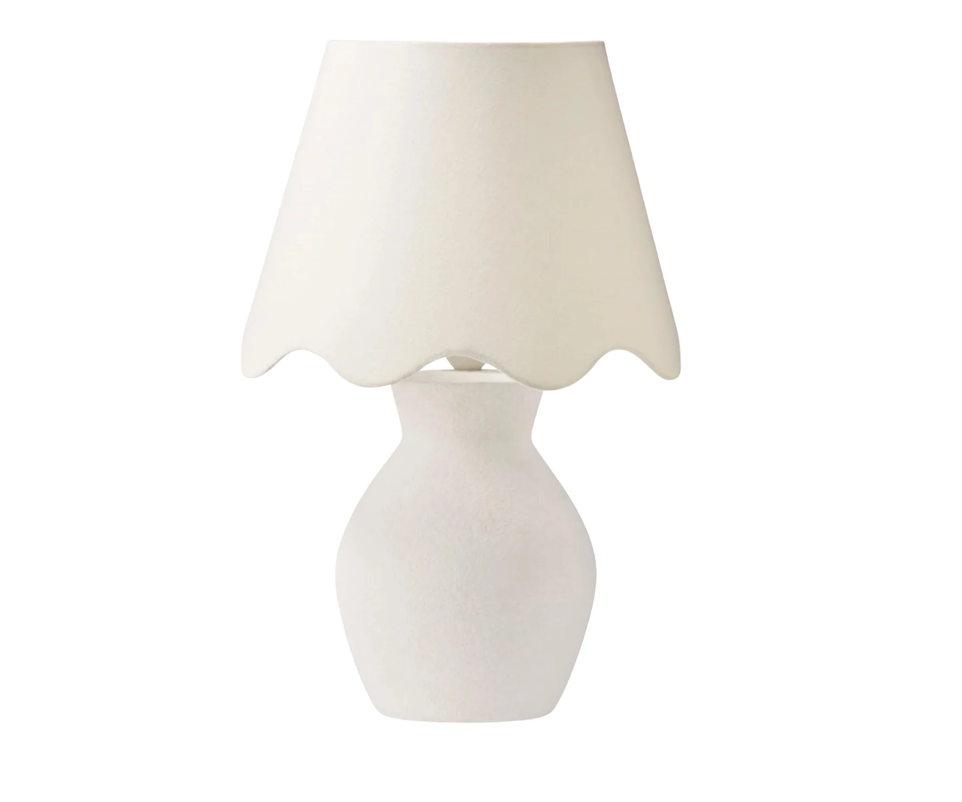 Scallopped lamp
