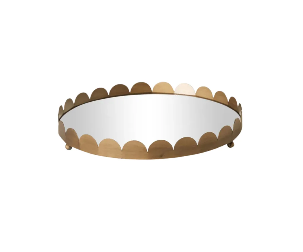 Scalloped tray