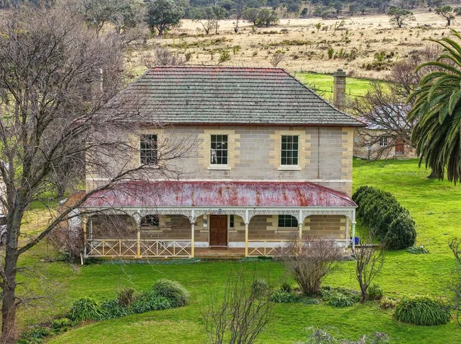 A historic sandstone manor in Tasmania