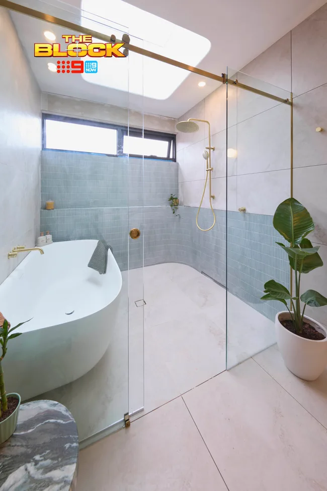 The Block Han and Can bathroom