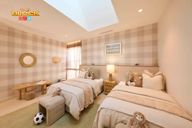 Britt Taz kids bedroom on The Block