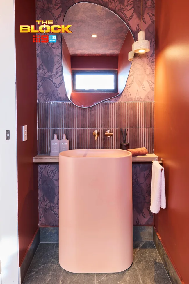 Emma and Ben powder room The Block