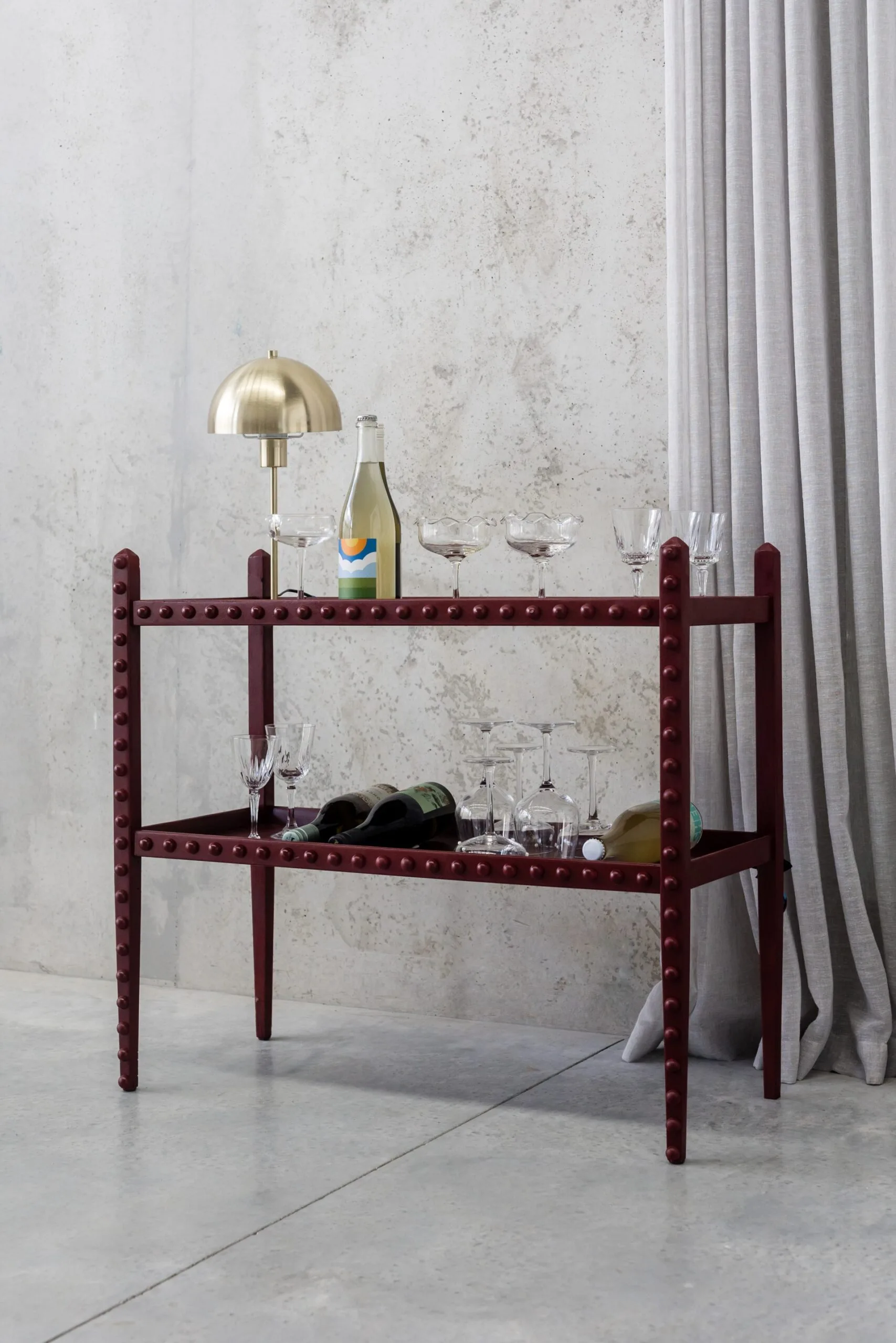 Jaharn Quinn's bobble bar cart