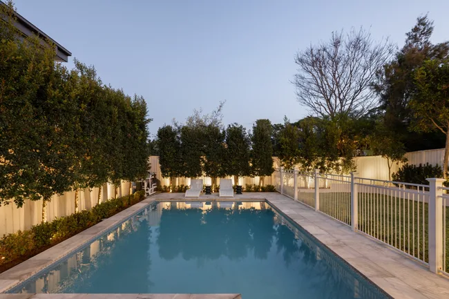 Leah and Ash's Queenslander home pool