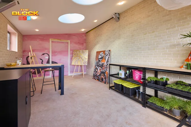 Han and Can's art room on The Block