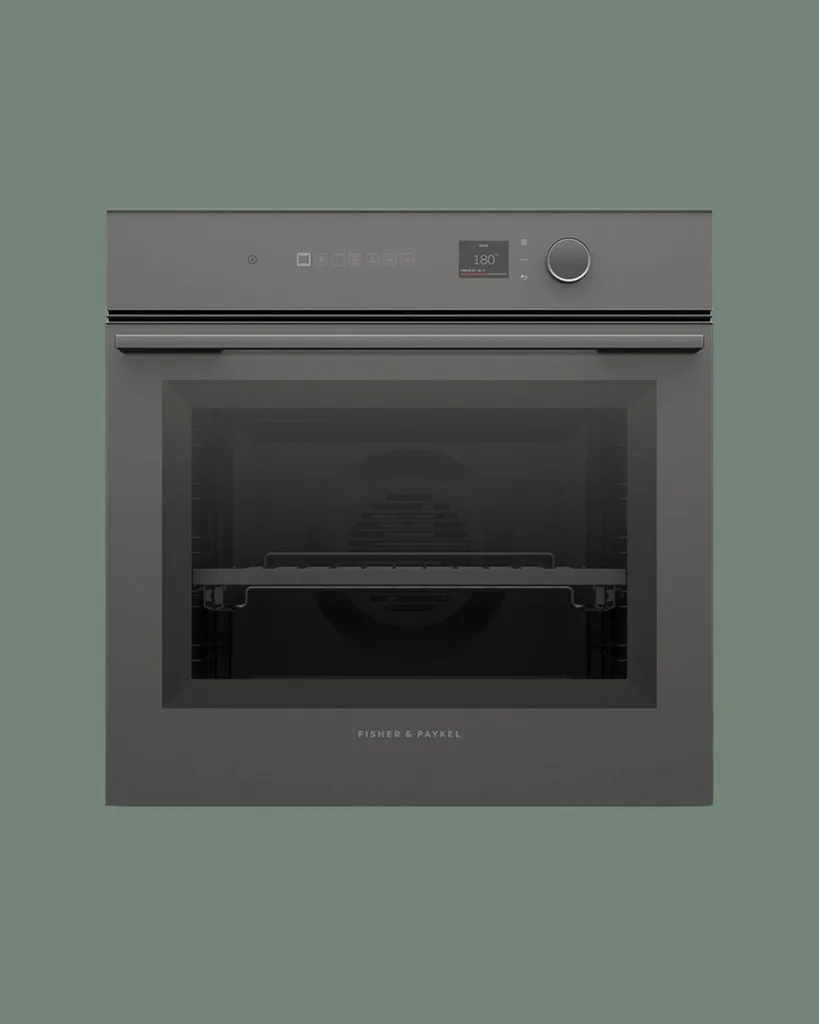Fisher & Paykel 60cm Series 7 Pyrolytic Built in Oven- Grey Glass