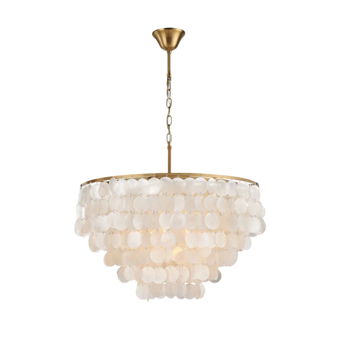 Mirella 6 Light Capiz Chandelier 65x50cm

