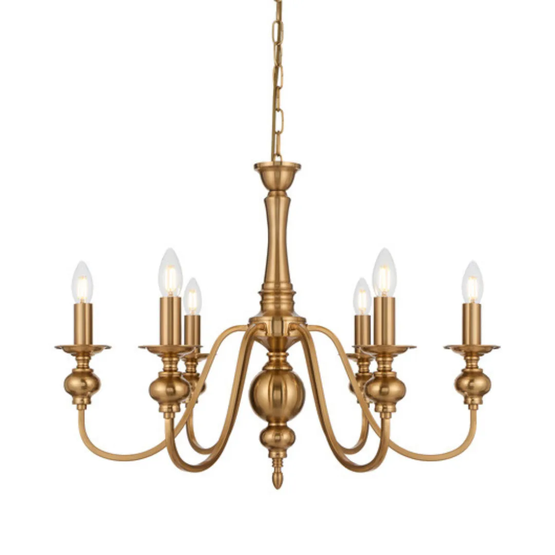 BRIGHT SEA LIGHTING
Astra six-light pendant