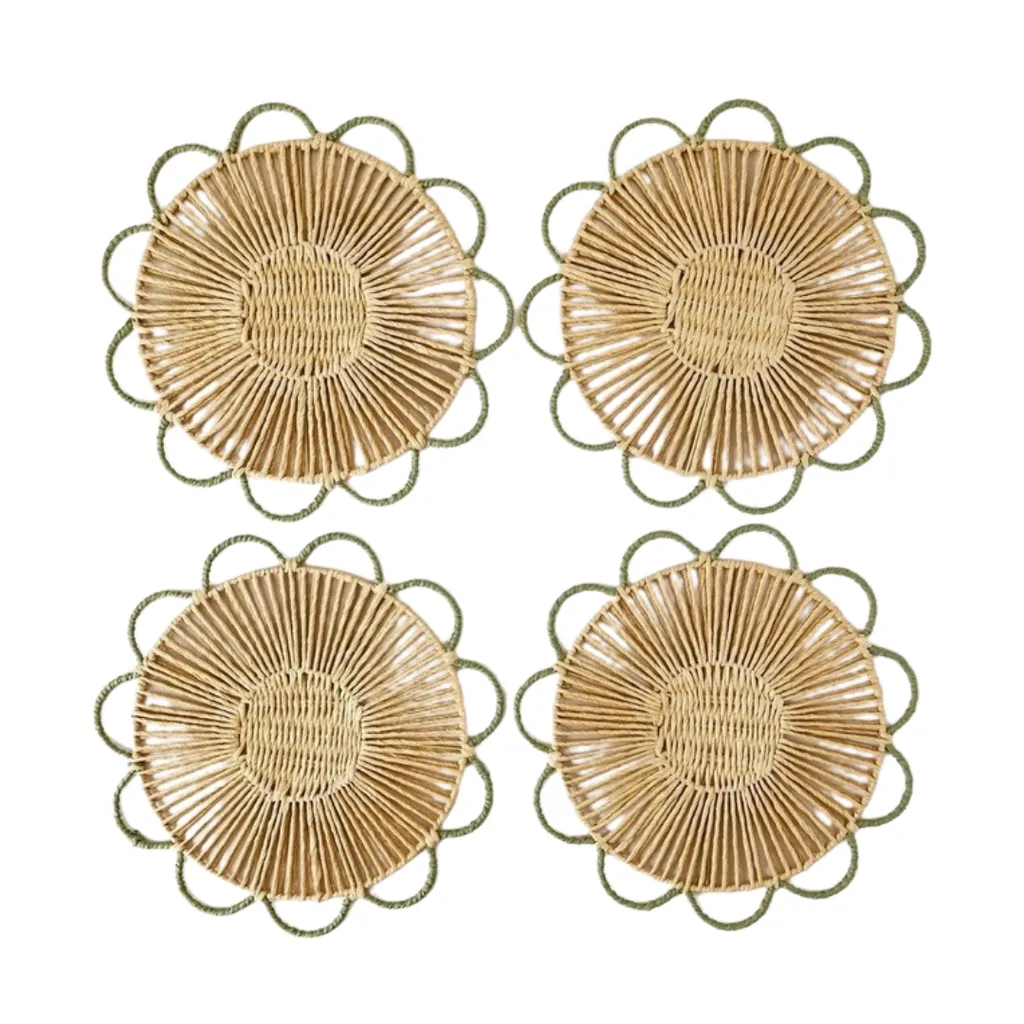 Garden Party Flower String Placemat Set of 4 in Natural from Myer