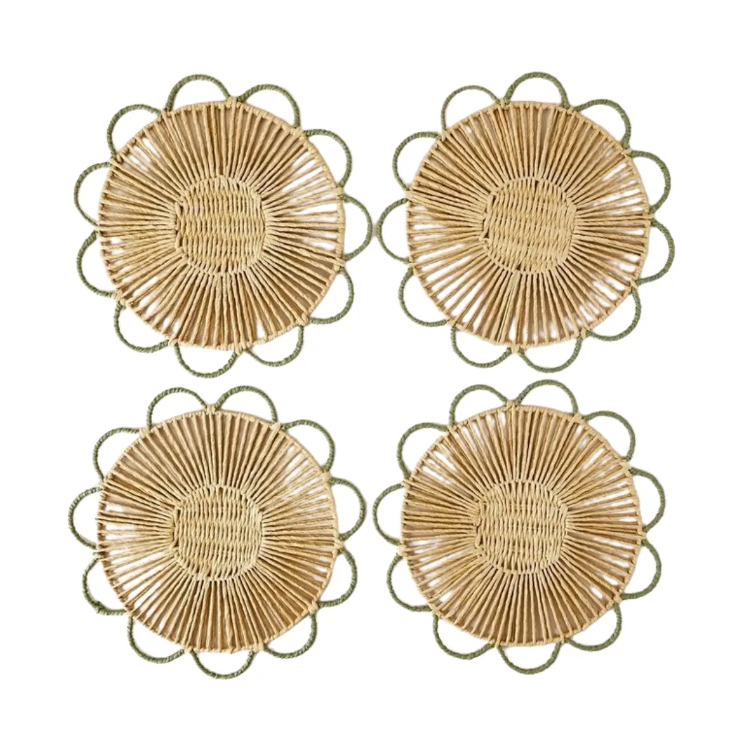 Garden Party Flower String Placemat Set of 4 in Natural from Myer