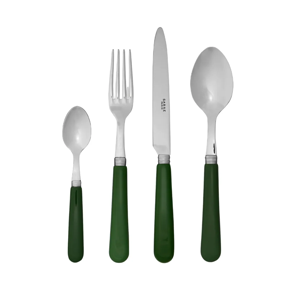 Sabre Pop Dinner Cutlery Set Green