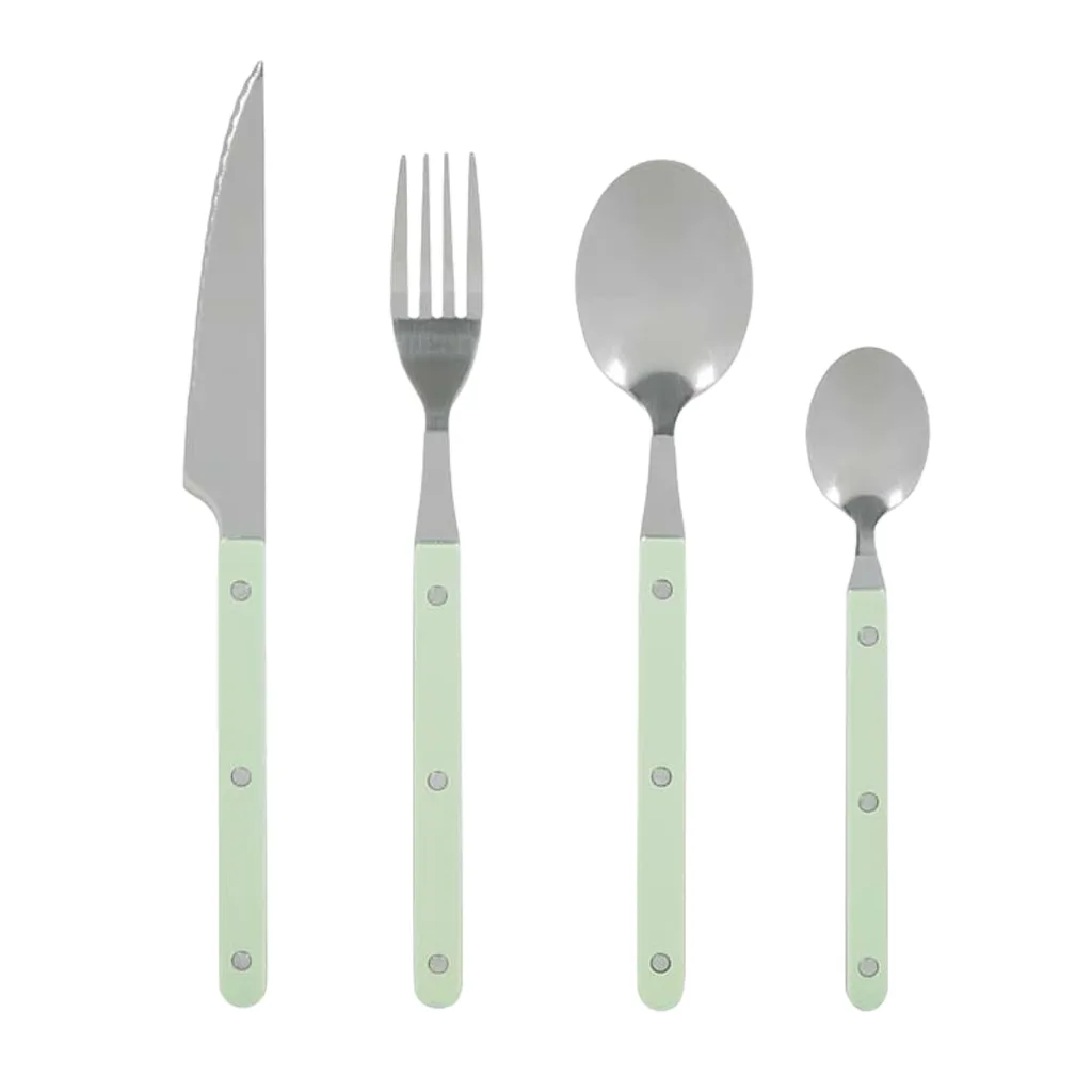 Saltara 16 piece cutlery set in Mint from Freedom.