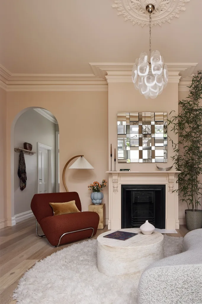 Heritage home living room