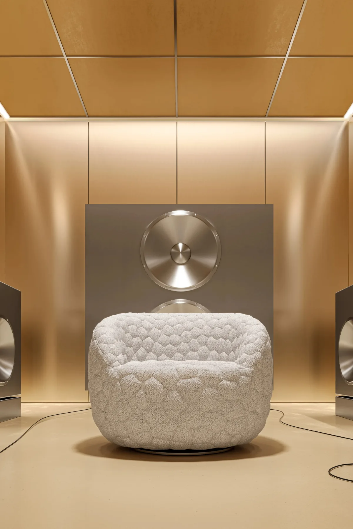 The Moooi x Robbie Williams Introvert armchair