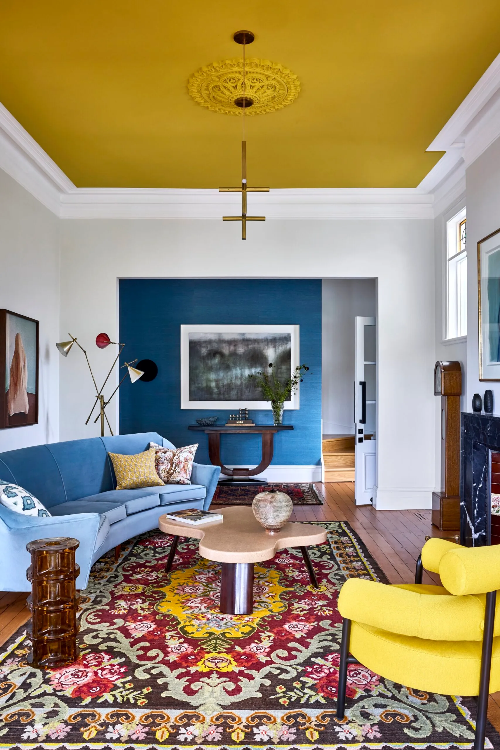 Colourful living room