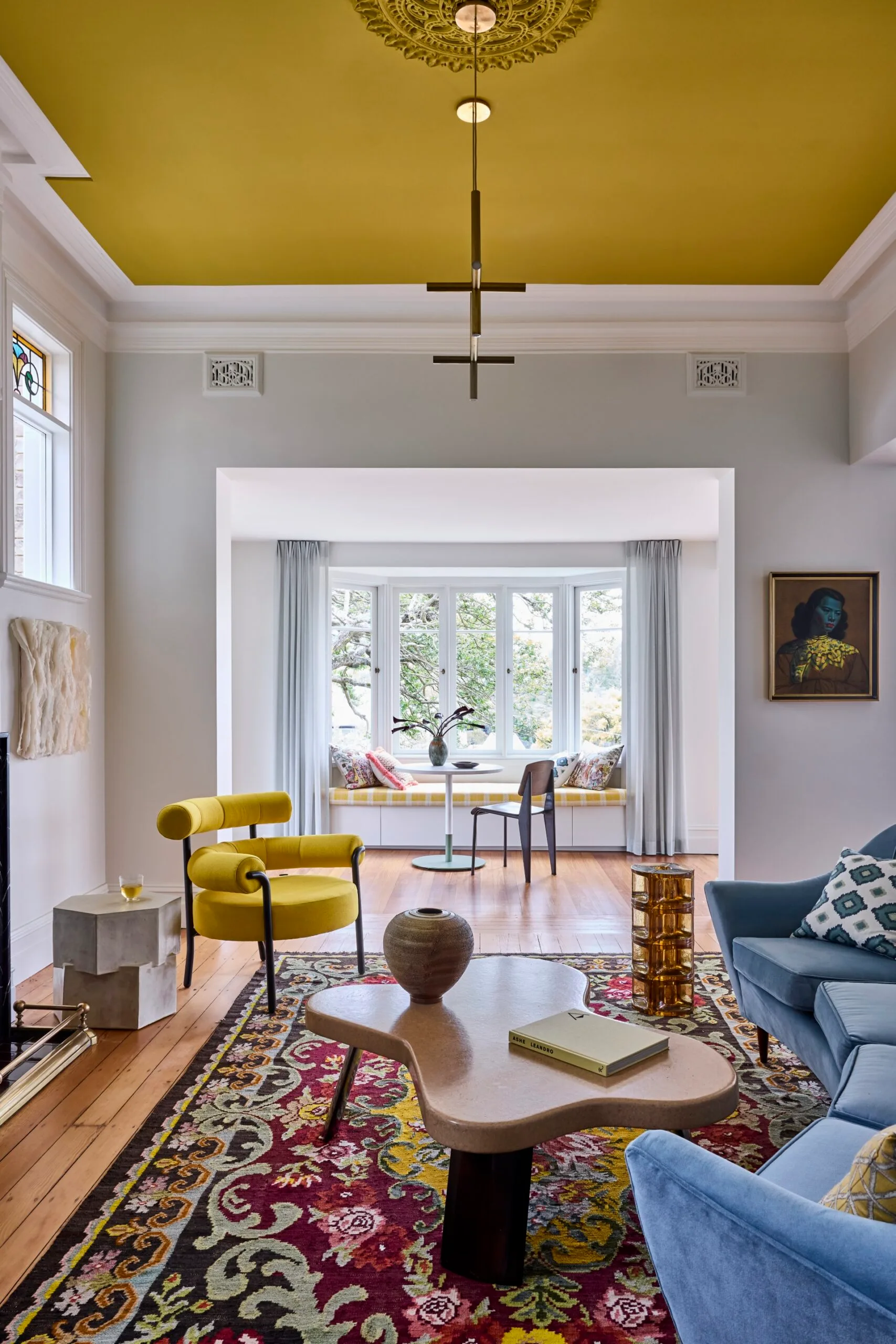 Colourful living room