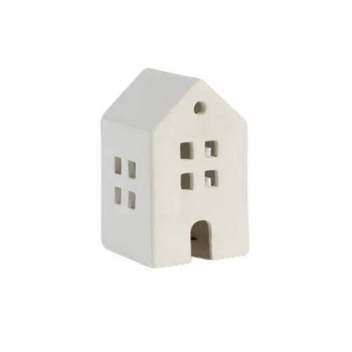 A white house Christmas decoration