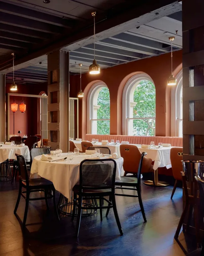 The interiors of Lee Ho Fook in Sydney