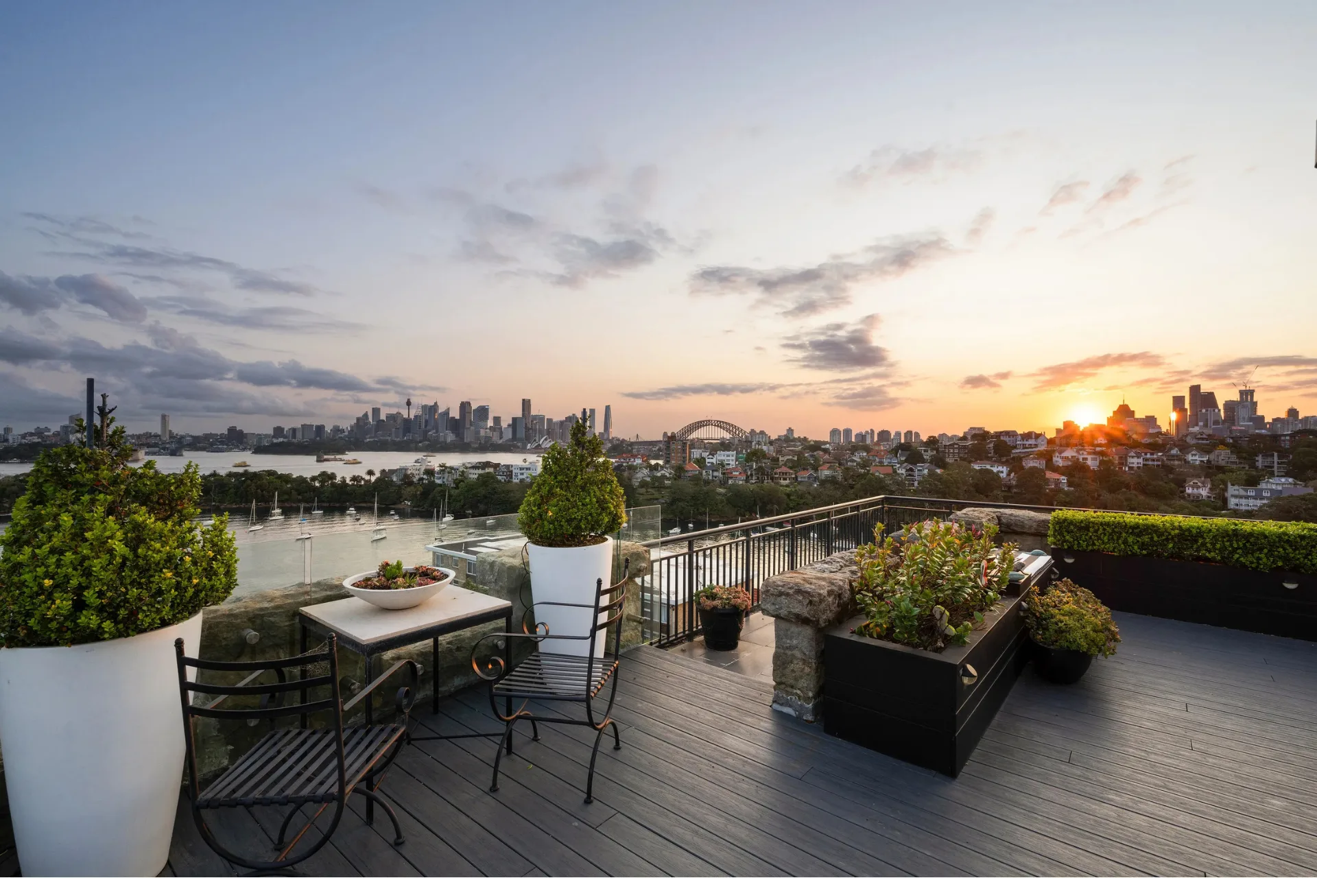 Rooftop view from Lisa Wilkinson's new penthouse
