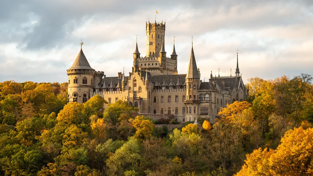 Marienburg castle near Hanover in Germany was used as a filming location for Prime Video's Maxton Hall.