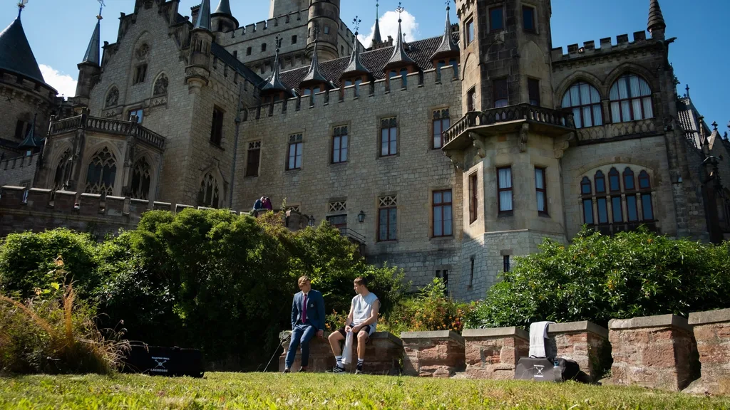 The castle where Maxton Hall season 2 was filmed.