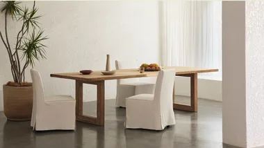 Old Elm Global Rectangular Dining Table from MCM House
