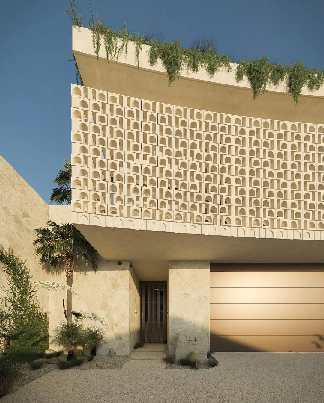 The brick facade of ONDA, Mick Fanning's new home 
