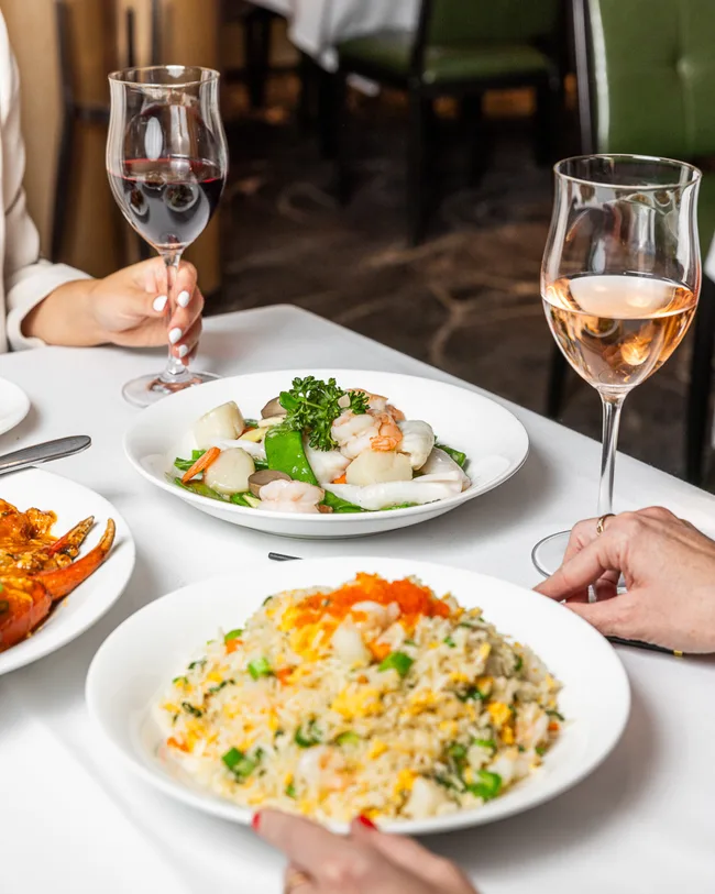 Dishes at Royal Palace Seafood Restaurant