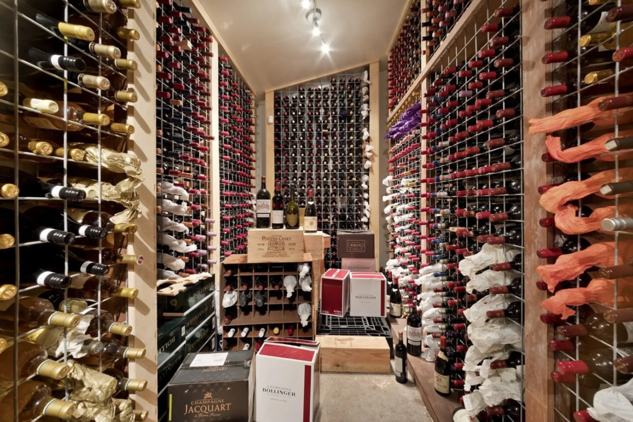 Tresco Golden Bachelor wine cellar