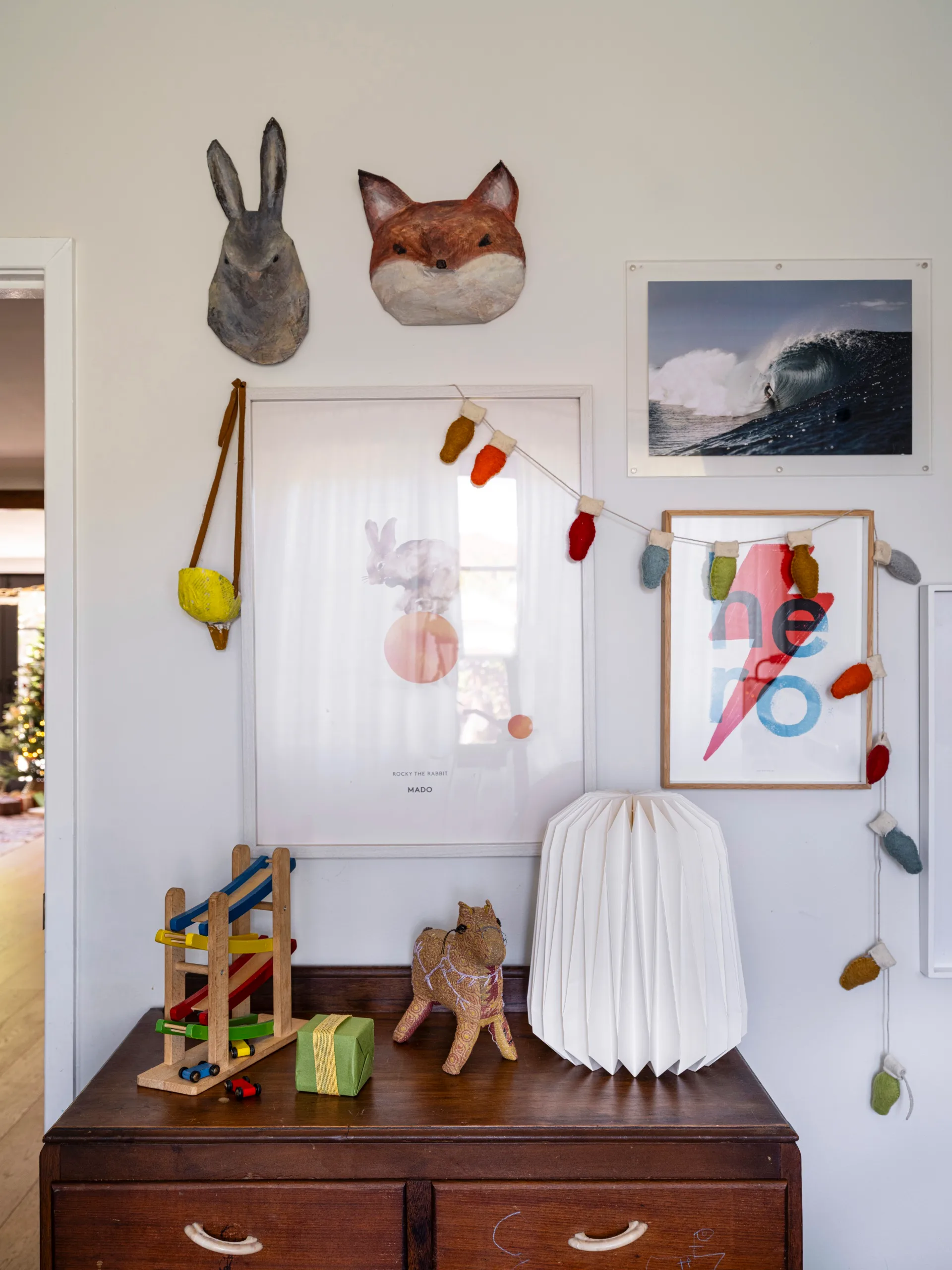 Trinkets in a children's bedroom